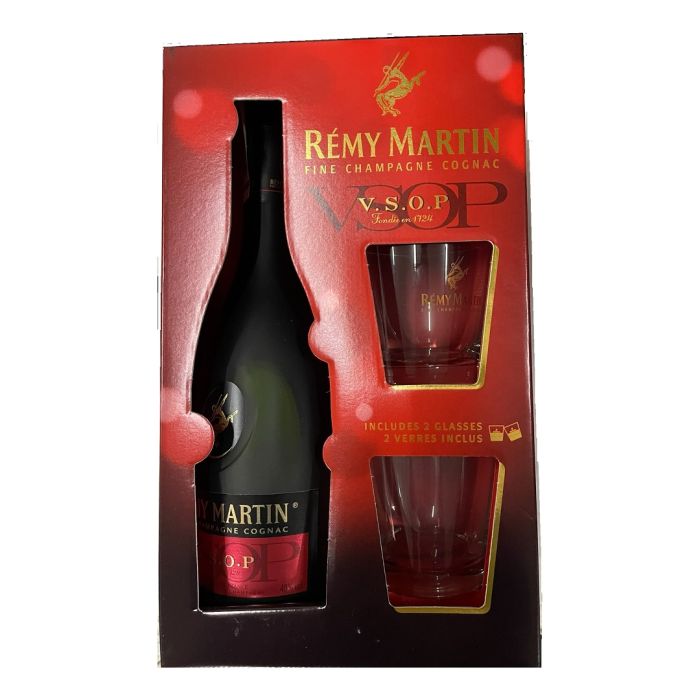 Remy Martin VSOP + 2 glasses (Реми Мартин ВСОП со стаканами) 40% 0.7L