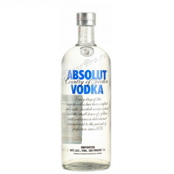 Absolut (Абсолют) 40% 1L