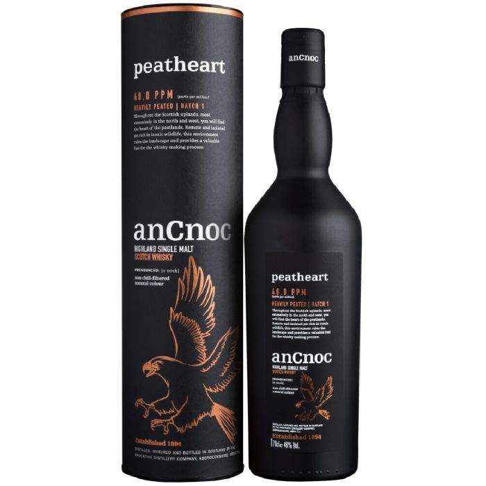 AnCnoc Peatheart Heavily Peated Batch 2 (Ан Кнок Пітхарт Хевілі Пітед Батч 2) 46% 0.7L