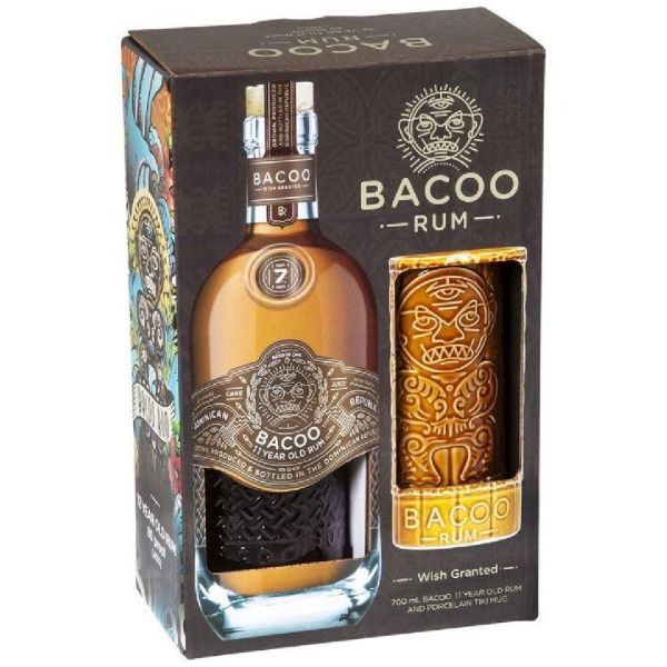 Bacoo 7 y.o. with Glass (Баку 7 років з келихом) 40% 0.7L Bacoo 7 y.o. with Glass (Баку 7 років з келихом) 40% 0.7L