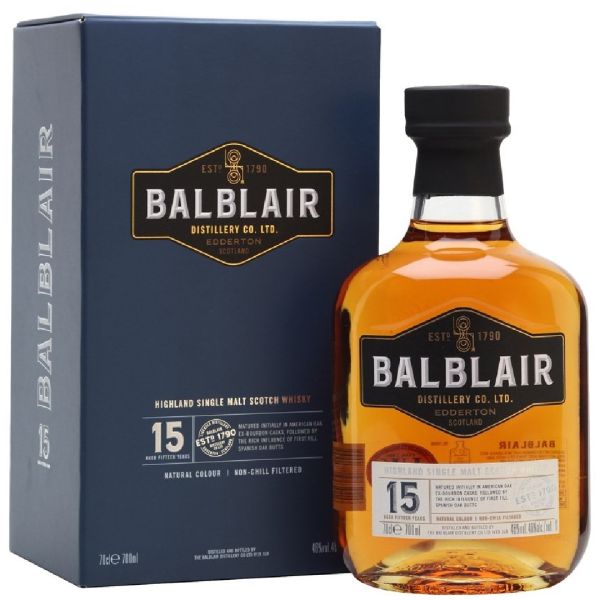 Balblair 15 y.o. (Балблер 15 років) 46% 0.7L Balblair 15 y.o. (Балблер 15 років) 46% 0.7L