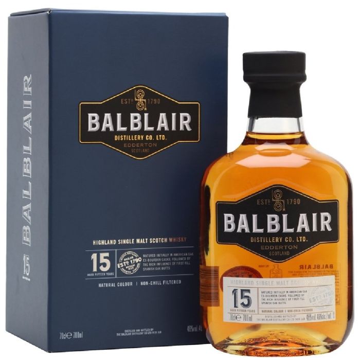 Balblair 15 y.o. (Балблер 15 років) 46% 0.7L