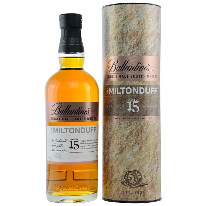 Ballantine's 15 y.o. Miltonduff (Баллантайнс 15 років Мілтондафф) 40% 0.7L