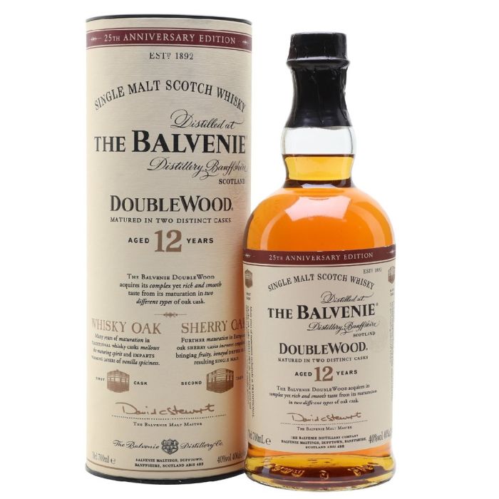 Balvenie 12 y.o. Doublewood (Балвені 12 років Даблвуд) 40% 0.7L