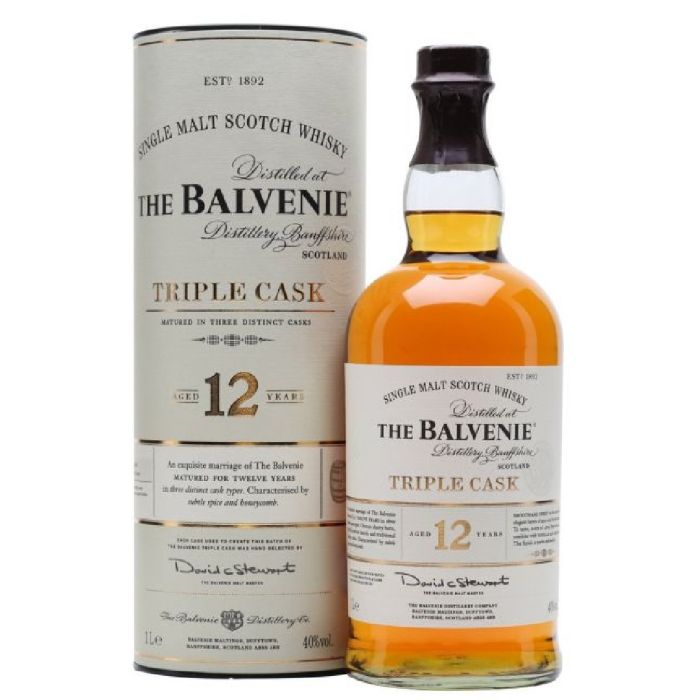 Balvenie 12 y.o. Triple Cask (Балвені 12 років Тріпл Каск) 40% 1L