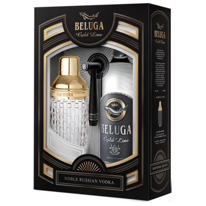 Beluga Gold Line + Shaker (Белуга Голд Лайн с шейкером) 40% 0.7L