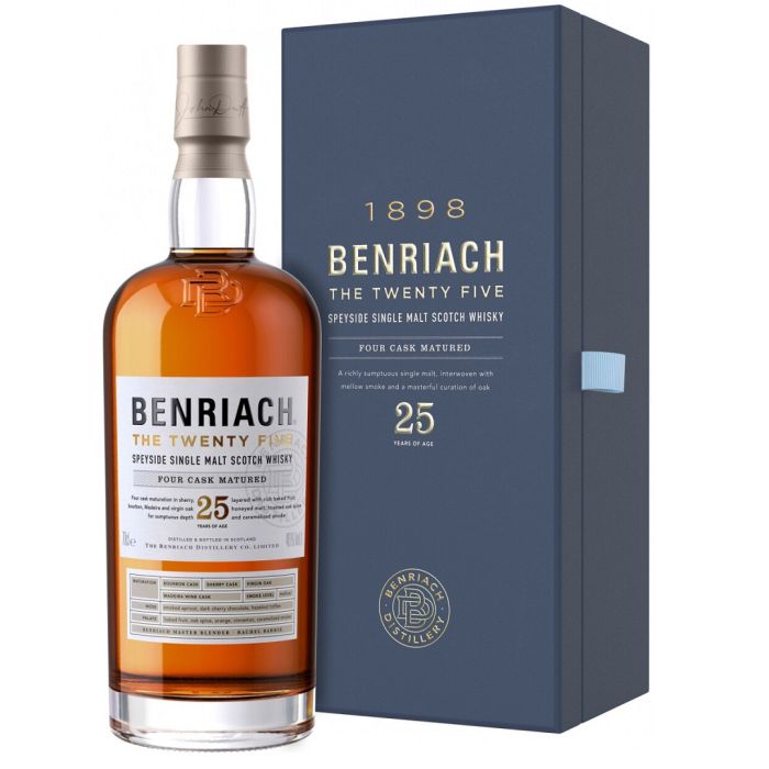 Benriach 25 y.o.  (Бенріах 25 років) 46% 0.7L