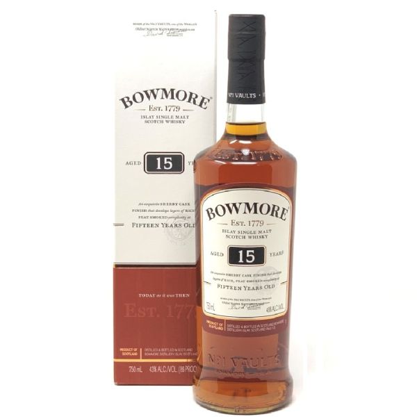 Bowmore 15 y.o. Sherry Cask Finish (Боумор 15 років Шеррі Каск Фініш) 43% 0.7L Bowmore 15 y.o. Sherry Cask Finish (Боумор 15 років Шеррі Каск Фініш) 43% 0.7L
