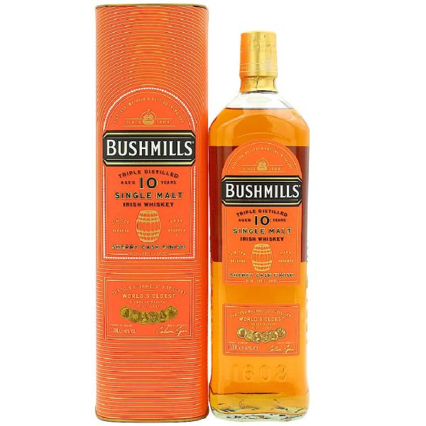 Bushmills 10 y.o. Sherry Cask (Бушмілс 10 років Шеррі Каск) 46% 1L