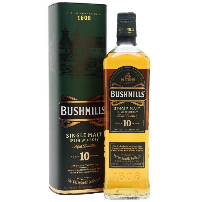 Bushmills 10 y.o. (Бушмилс 10 лет) 40% 0.7L