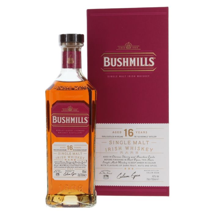 Bushmills 16 y.o. (Бушмілс 16 років) 40% 0.7L