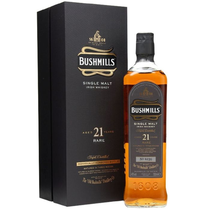 Bushmills 21 y.o. (Бушмилс 21 год) 40% 0.7L