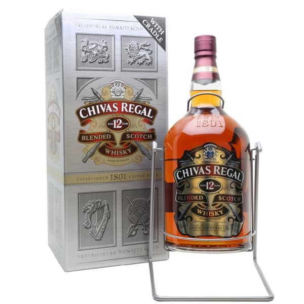 Chivas Regal 12 y.o. (Чівас Рігал 12 років) 40% 4.5L