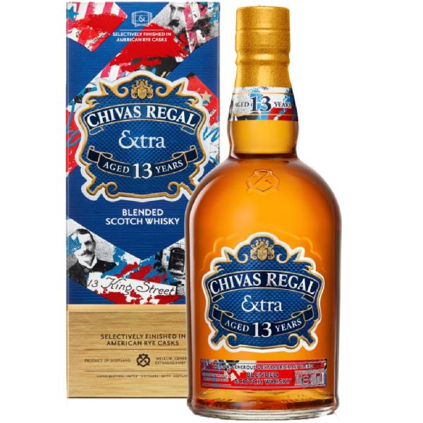 Chivas Regal 13 y.o. Extra Rye Cask (Чівас Рігал 13 років Екстра Рай Каск) 40% 0.7L