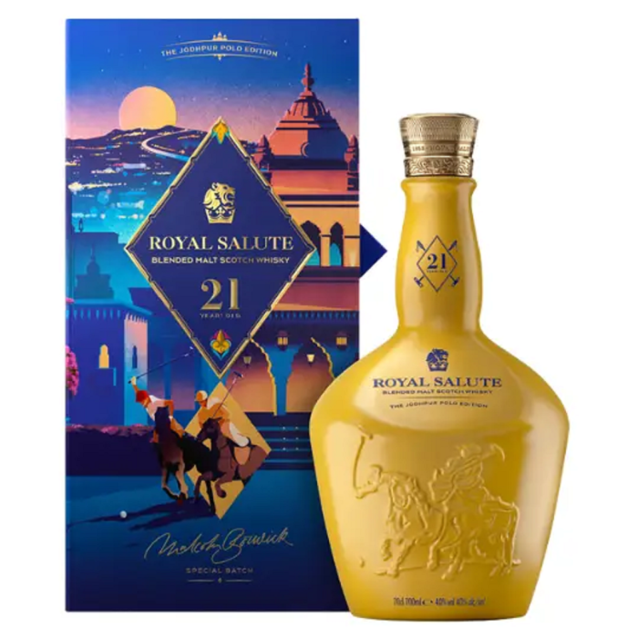 Chivas Regal 21 y.o. Royal Salute Jodhpur Polo Edition (Чивас Ригал 21 год Роял Салют Джодхпур Поло Эдишн) 40% 0.7L