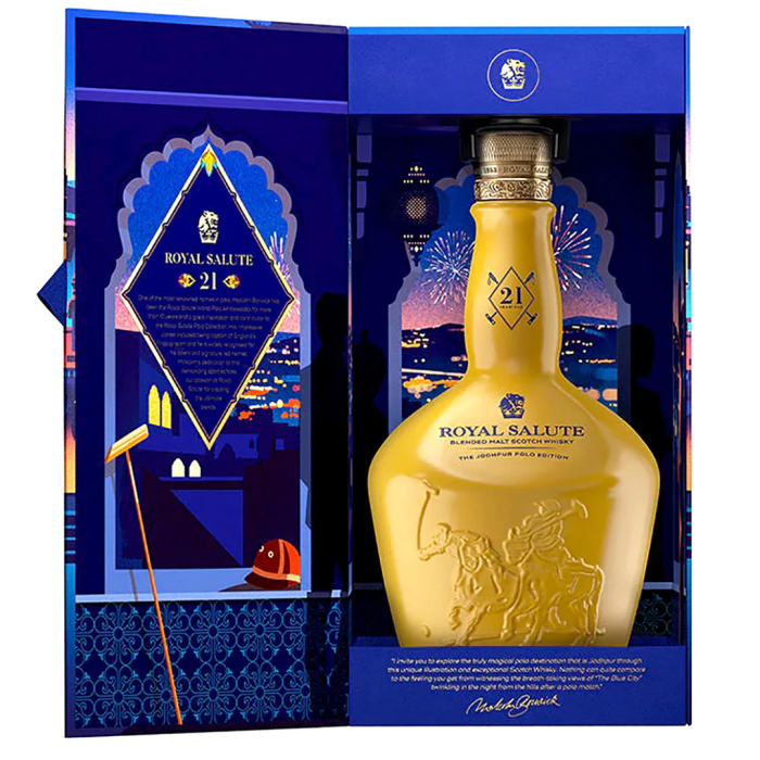 Chivas Regal 21 y.o. Royal Salute Jodhpur Polo Edition (Чивас Ригал 21 год Роял Салют Джодхпур Поло Эдишн) 40% 0.7L