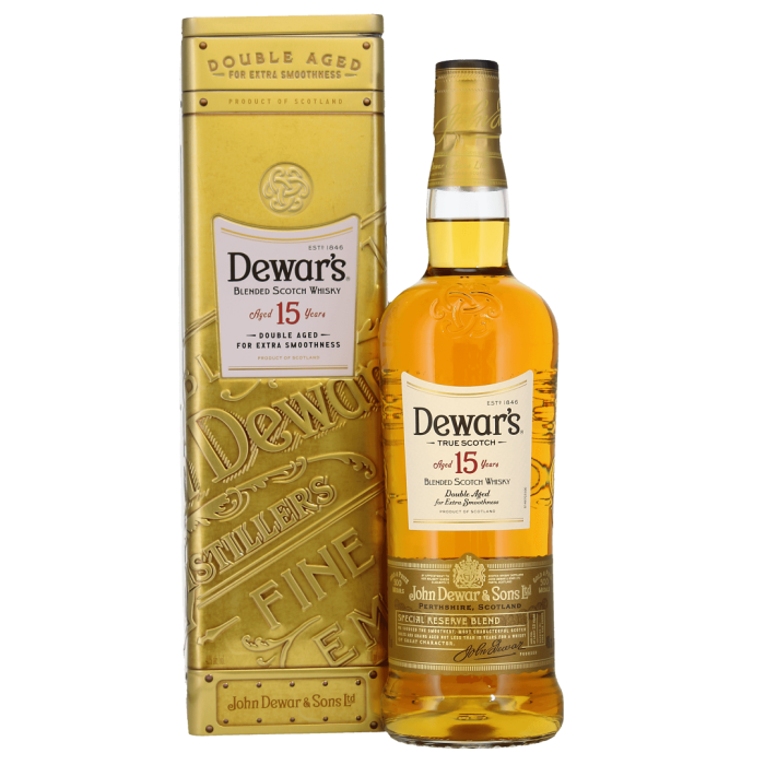 Dewars 15 y.o. Metal Box (Дюарс 15 лет в металлической коробке) 40% 1L