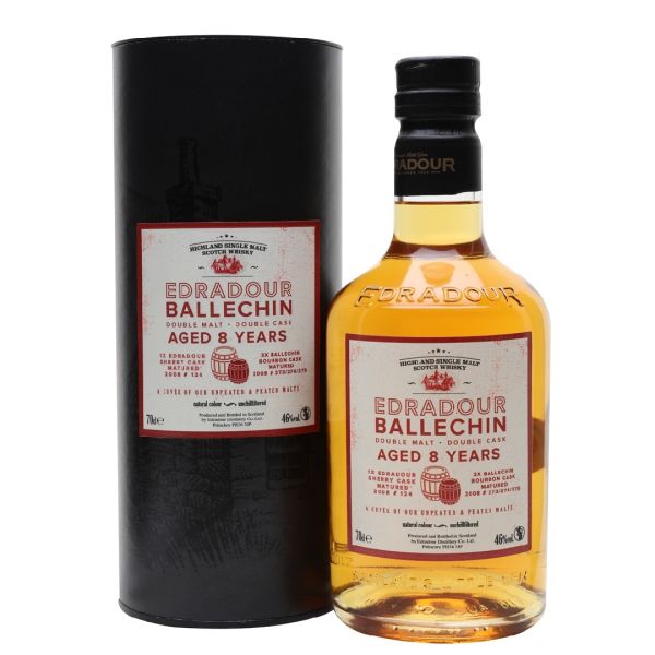 Edradour Ballechin 8 y.o. Double Malt Double Cask (Едрадоу Баллечін 8 років Дабл Каск) 46% 0.7L