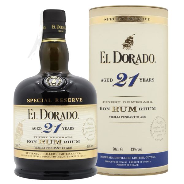 El Dorado 21 у.о. (Ель Дорадо 21 рік) 43% 0.7L