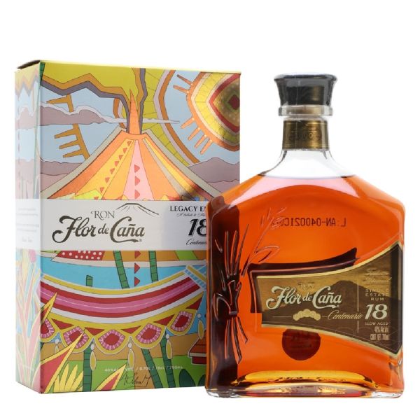 Flor de Cana 18 у.о. (Флор Де Кана 18 років) 40% 1L Flor de Cana 18 у.о. (Флор Де Кана 18 років) 40% 1L