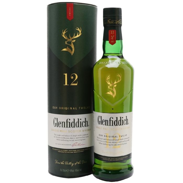 Glenfiddich 12 y.o. (Гленфіддік 12 років) 40% 0.7L