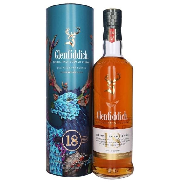 Glenfiddich 18 y.o. Festive Limited Edition (Гленфіддік 18 років Лімітед Едішн) 40% 0.7L Glenfiddich 18 y.o. Festive Limited Edition (Гленфіддік 18 років Лімітед Едішн) 40% 0.7L