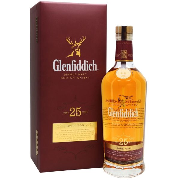 Glenfiddich 25 y.o. Rare Oak (Гленфіддік 25 років) 40% 0.7L