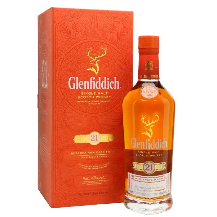 Glenfiddich 21 y.o. Gran Reserva (Гленфиддик 21 год Гран Резерв) 40% 0.7L