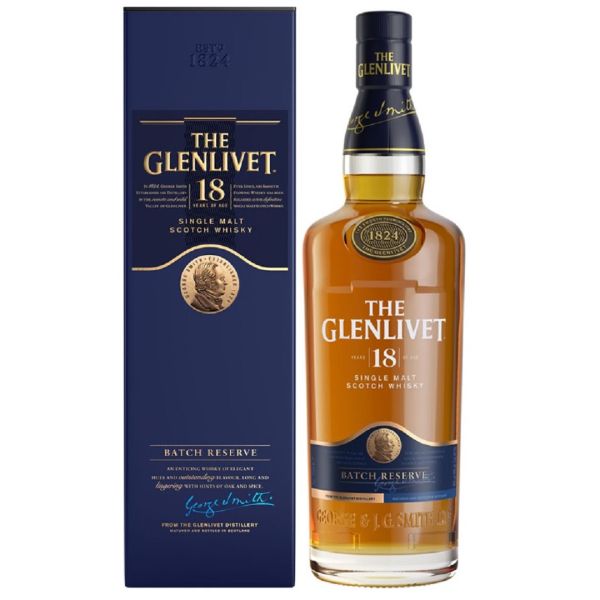 Glenlivet 18 y.o. (Гленлівет 18 років) 43% 0.7L
