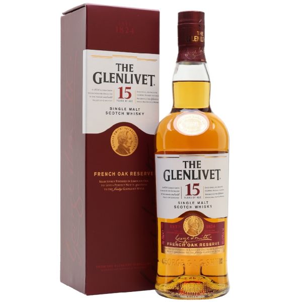 Glenlivet 15 y.o. French Oak (Гленлівет 15 років Френч Оак) 40% 0.7L