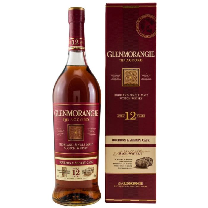 Glenmorangie 12 y.o. Accord (Гленморанджі 12 років Аккорд) 43% 1L