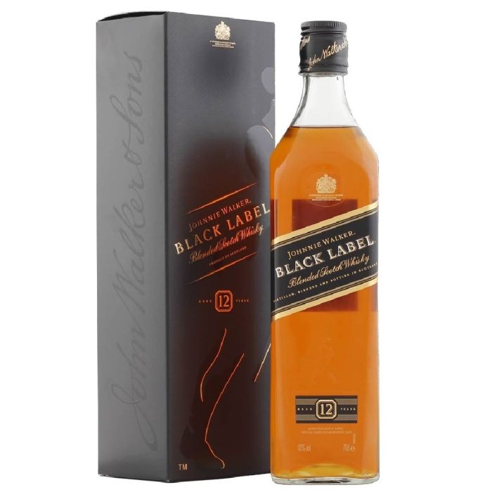 Johnnie Walker 12 y.o. Black Label  (Джонні Вокер 12 років Блек Лейбл) 40% 0.7L