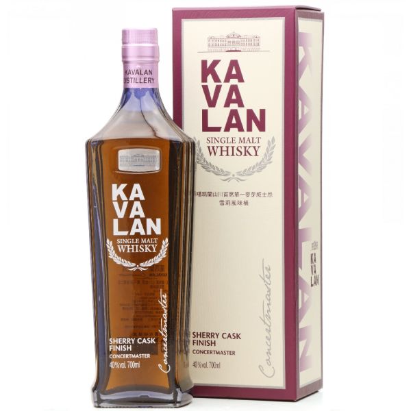 Kavalan Concertmaster Sherry Cask Finish (Кавалан Концертмастер Шеррі Каск Фініш) 40% 0.7L