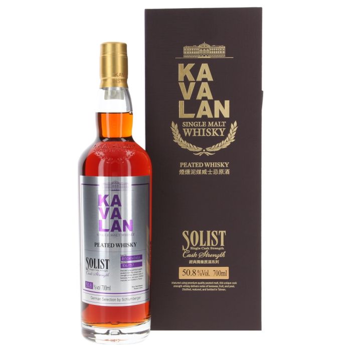 Kavalan Solist Peated Cask Strenght (Кавалан Солист Питед Каск Стренч) 50.8% 0.7L