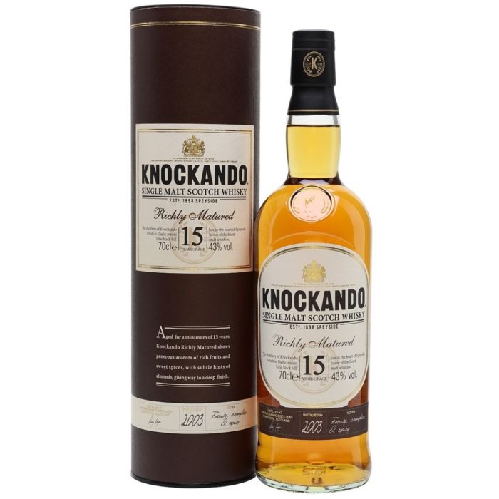 Knockando 15 y.o. (Кнокандо 15 лет) 43% 0.7L