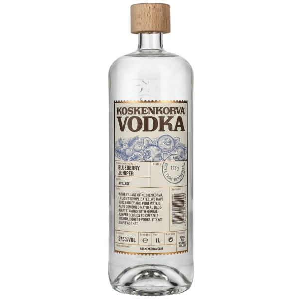 Koskenkorva Blueberry Juniper (Коскенкорва Чорниця Ялівець) 37.5% 1L