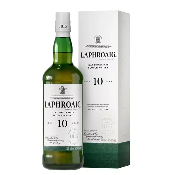 Laphroaig 10 y.o. (Лафройг 10 лет) 40% 0.7L