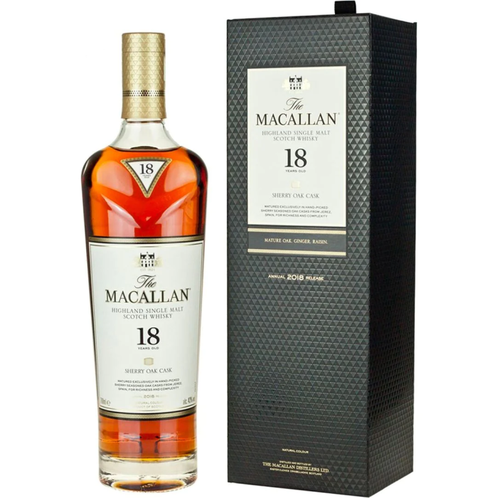 Macallan 18 y.o. Sherry Oak (Макаллан 18 лет Шерри Оак) 40% 0.7L