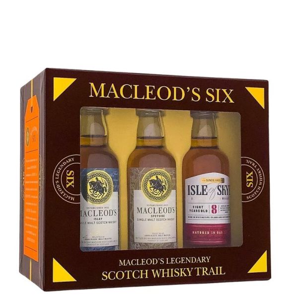 Macleod´s Six Tasting Set (Маклаудс Сікс Дегустаційний набір) 40% 6х0.05L Macleod´s Six Tasting Set (Маклаудс Сікс Дегустаційний набір) 40% 6х0.05L