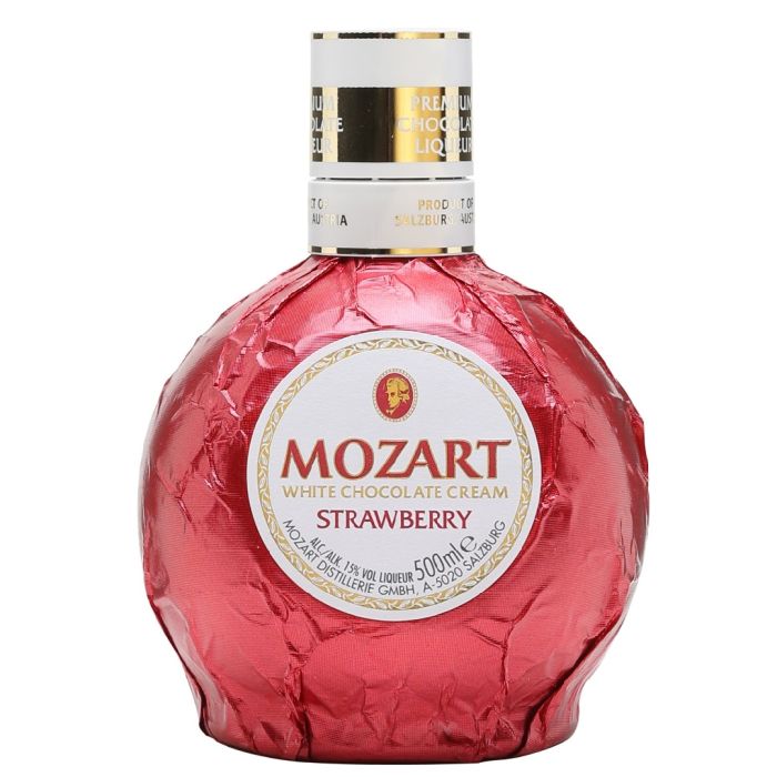Mozart White Chocolate Strawberry (Моцарт Белый Шоколад Клубника) 15% 0.5L