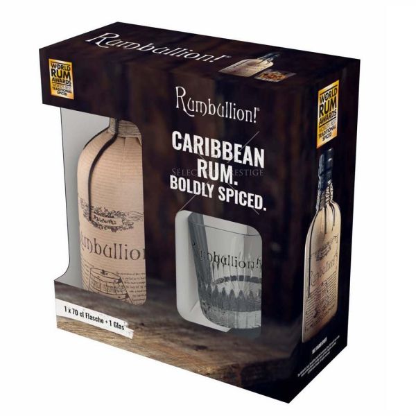 Rumbullion + glass (Румбіліон зі склянкою) 42.6% 0.7L Rumbullion + glass (Румбіліон зі склянкою) 42.6% 0.7L
