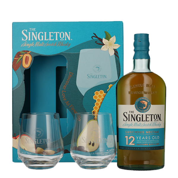Singleton 12 y.o. + 2 glasses (Сінглтон 12 років зі склянками) 40% 0.7L Singleton 12 y.o. + 2 glasses (Сінглтон 12 років зі склянками) 40% 0.7L