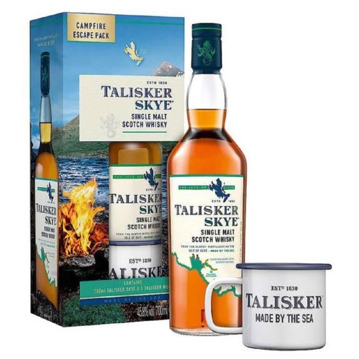 Talisker Skye Campfire Escape Pack + Mug (Талискер Скай Кемпфайр Эскейп с кружкой) 45.8% 0.7L