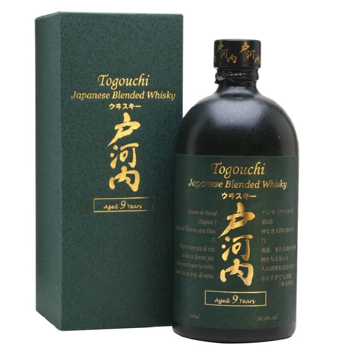 Togouchi 9 y.o. (Тогучі 9 років) 40% 0.7L