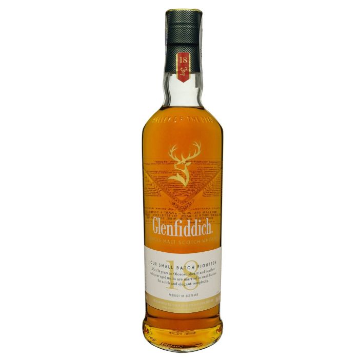 Glenfiddich 18 y.o. (Гленфіддік 18 років) 40% 0.7L