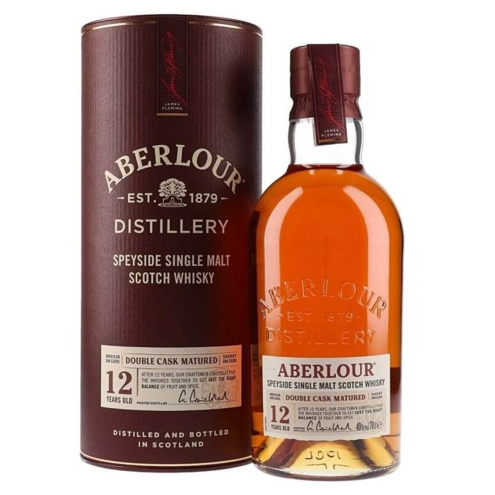 Aberlour 12 у.о.  Double Cask Matured Giftset (Аберлоу 12 лет Дабл Каск Матуред) 40% 0.7L